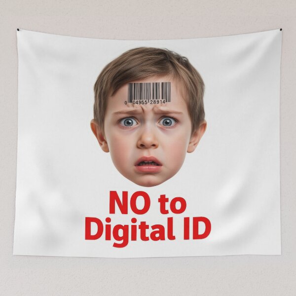 Item preview, Say NO to Digital ID designed and sold by aykiradesigns.