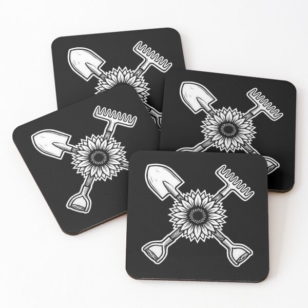 Item preview, Garden Tools Sunflower Emblem designed and sold by HoruxDesign.