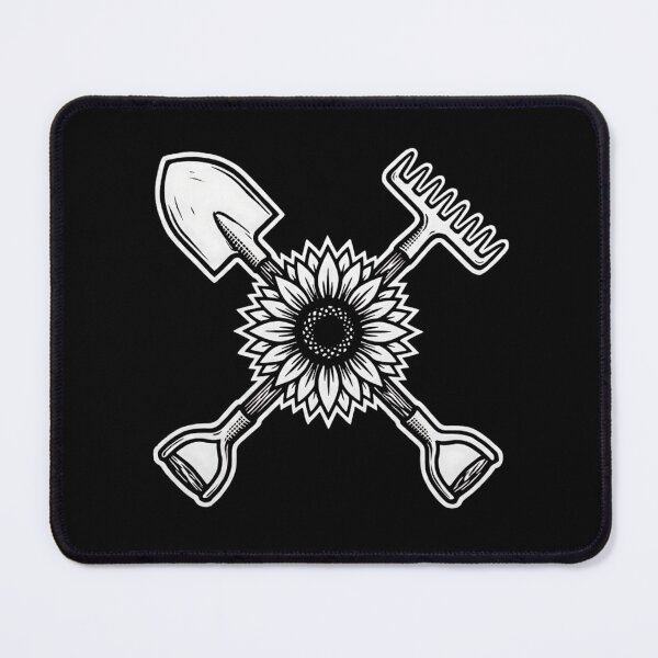 Item preview, Garden Tools Sunflower Emblem designed and sold by HoruxDesign.