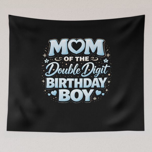 Item preview, Mom Of The Double Digit Birthday Boy designed and sold by SofenArt.