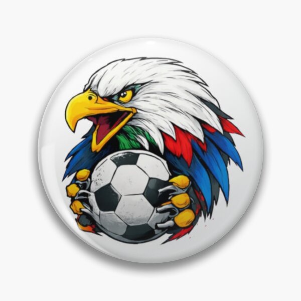 Item preview, USA Eagle Soccer T-Shirt | Patriotic Red & Blue Football Fan Tee | FIFA 2026 designed and sold by YASboutik.