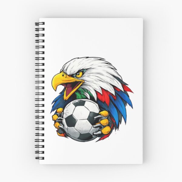 Item preview, USA Eagle Soccer T-Shirt | Patriotic Red & Blue Football Fan Tee | FIFA 2026 designed and sold by YASboutik.