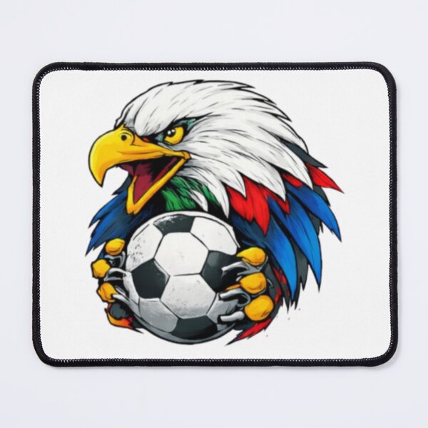 Item preview, USA Eagle Soccer T-Shirt | Patriotic Red & Blue Football Fan Tee | FIFA 2026 designed and sold by YASboutik.