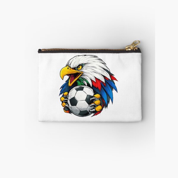 Item preview, USA Eagle Soccer T-Shirt | Patriotic Red & Blue Football Fan Tee | FIFA 2026 designed and sold by YASboutik.