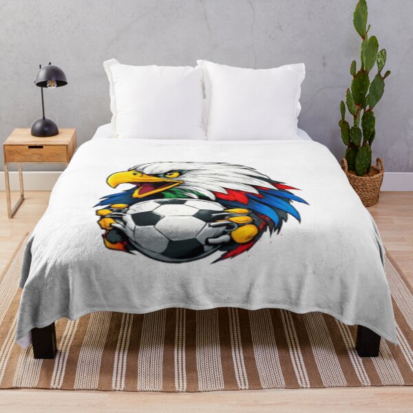 Item preview, USA Eagle Soccer T-Shirt | Patriotic Red & Blue Football Fan Tee | FIFA 2026 designed and sold by YASboutik.