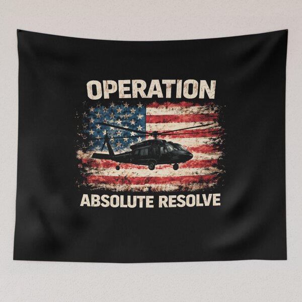 Aperçu de l'œuvre Opération Absolute Resolve, vétéran patriotique des hélicoptères créée et vendue par SofenArt.