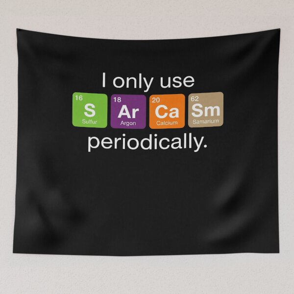 Item preview, I Only Use S Ar Ca Sm Periodically Chemistry Humor designed and sold by SofenArt.