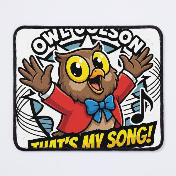 Item preview, Owl Jolson “That’s My Song! designed and sold by BADGECRAFT STUDIO.