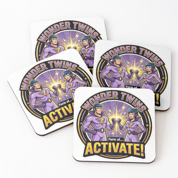 Item preview, Wonder Twin Powers Activate designed and sold by BADGECRAFT STUDIO.