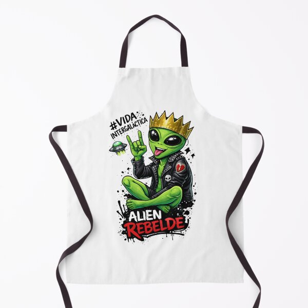 Item preview, Alien Rebel – Punk Rock Alien with Crown designed and sold by Senkov.