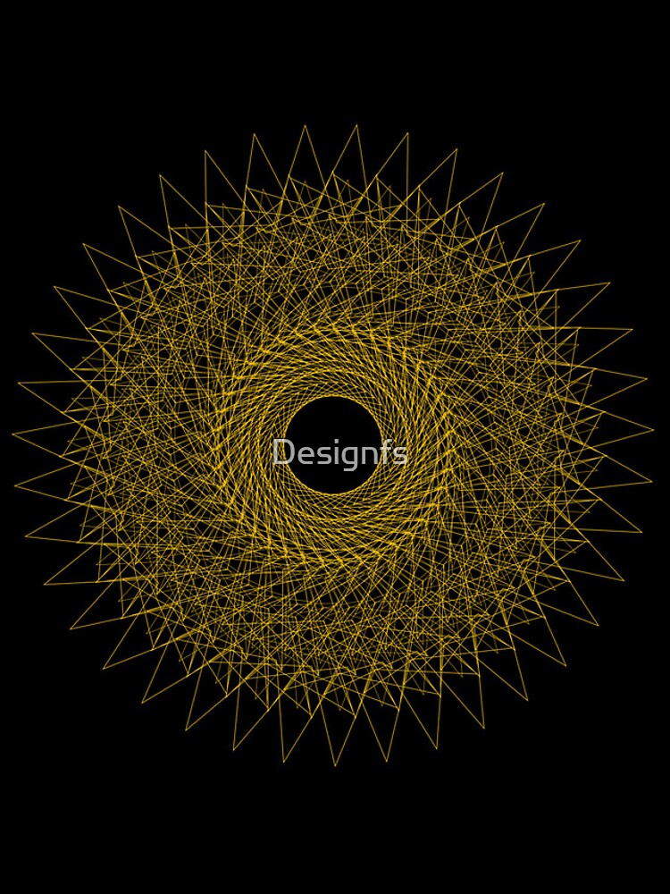 Thumbnail 4 of 4, iPhone Case, Radial Geometric Pattern designed and sold by Designfs.