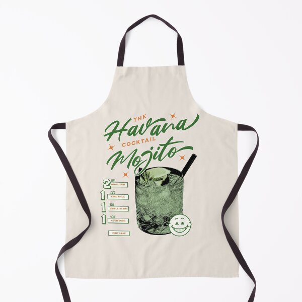 Item preview, The Havana Mojito Cocktail Recipe Design designed and sold by RNCSTORE.