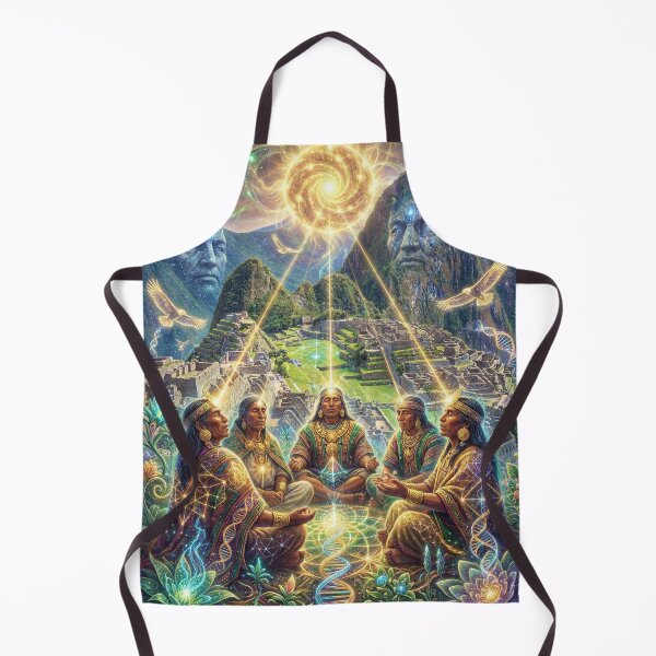 Item preview, Machu Picchu Visionary World Shamanic Psichedellic designed and sold by RoninGangStudio.