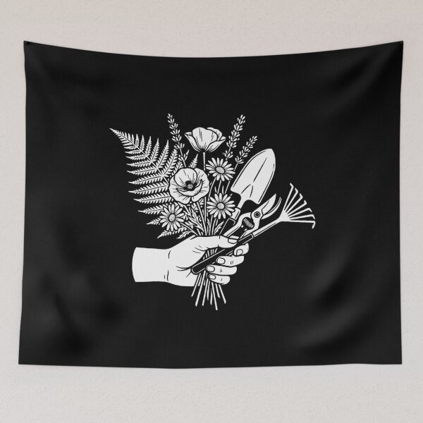 Item preview, Wildflower Harvest Linocut Art designed and sold by HoruxDesign.