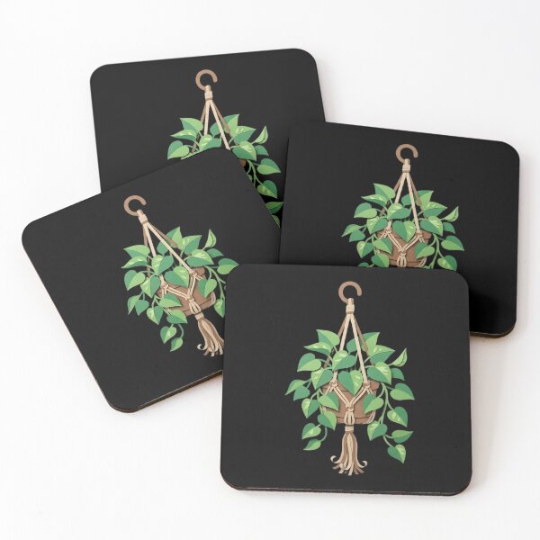 Item preview, Hanging Pothos Macrame Paper Cut designed and sold by HoruxDesign.