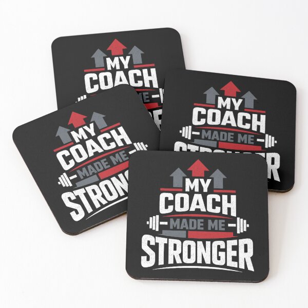Item preview, My Coach Made Me Stronger designed and sold by FreshVibe Prints.