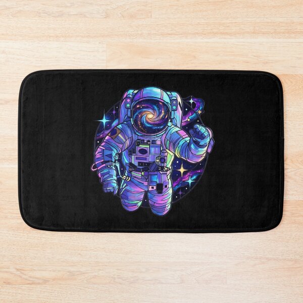 Item preview, Neon Astronaut Stained Glass designed and sold by HoruxDesign.