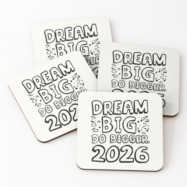 Item preview, Dream Big Do Bigger 2026 Typography designed and sold by DavidTeeStudio.