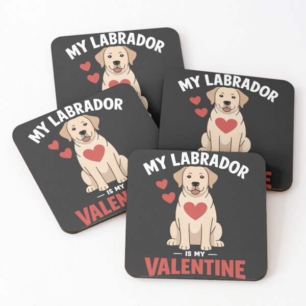 Item preview, My Labrador Is My Valentine designed and sold by FreshVibe Prints.