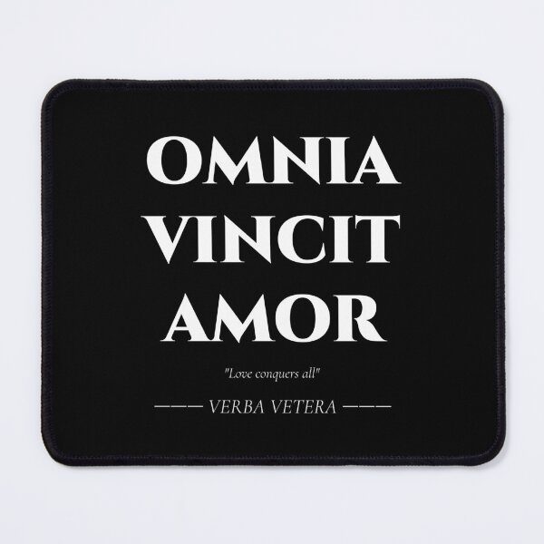 Item preview, Omnia Vincit Amor – Classic Latin Expression of Love designed and sold by BrushRushX.