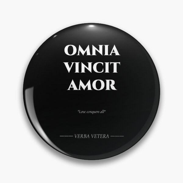 Artikelvorschau, Omnia Vincit Amor – klassischer lateinischer Ausdruck der Liebe entworfen und verkauft von BrushRushX.