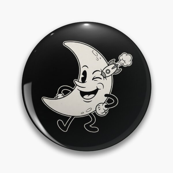 Item preview, Retro Winking Moon Cartoon designed and sold by HoruxDesign.