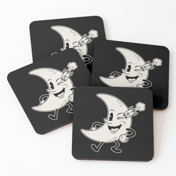 Item preview, Retro Winking Moon Cartoon designed and sold by HoruxDesign.