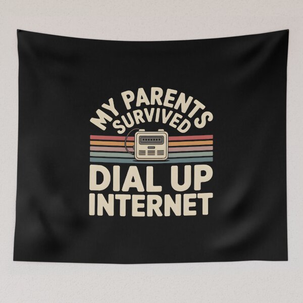 Item preview, Retro My Parents Survived Dial Up Internet designed and sold by faridman.