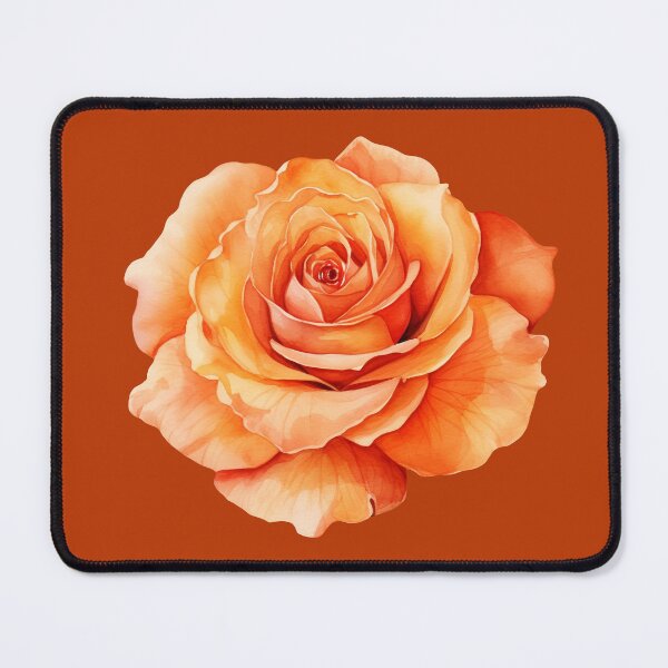Item preview, Closeup of an Orange Rose designed and sold by Violet Peonies.