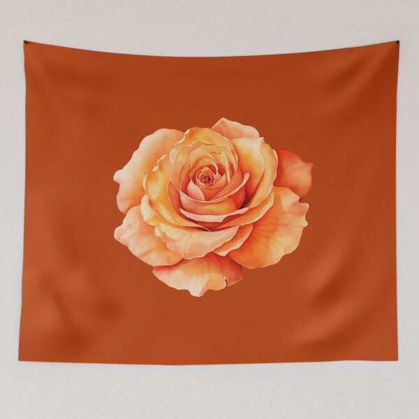 Item preview, Closeup of an Orange Rose designed and sold by Violet Peonies.