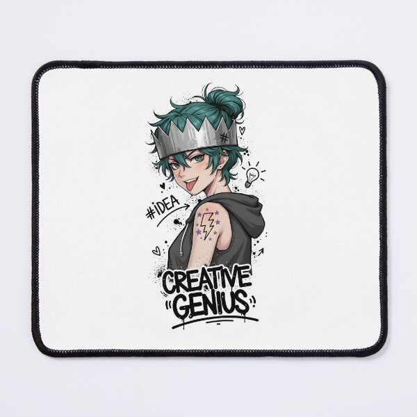 Item preview, Creative Genius Anime Girl – Rebel Crown Illustration designed and sold by Senkov.