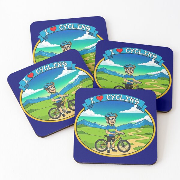 Item preview, Cycling lovers cartoon style  designed and sold by Stefanrajzer.