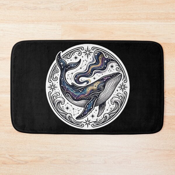 Item preview, Cosmic Space Whale Illustration designed and sold by HoruxDesign.