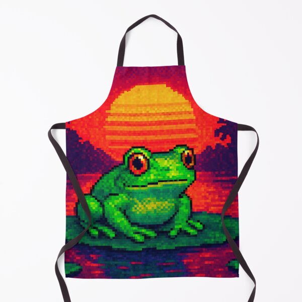 Item preview, Retro 8-bit Pixel Froggy designed and sold by HUBKOJ.