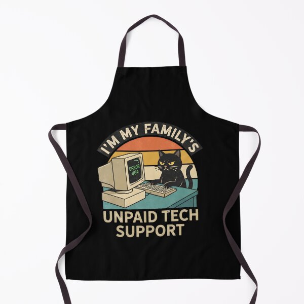 Item preview, I'm My Family's Unpaid Tech Support Grumpy Cat Humor designed and sold by SofenArt.