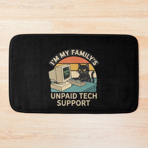 Item preview, I'm My Family's Unpaid Tech Support Grumpy Cat Humor designed and sold by SofenArt.