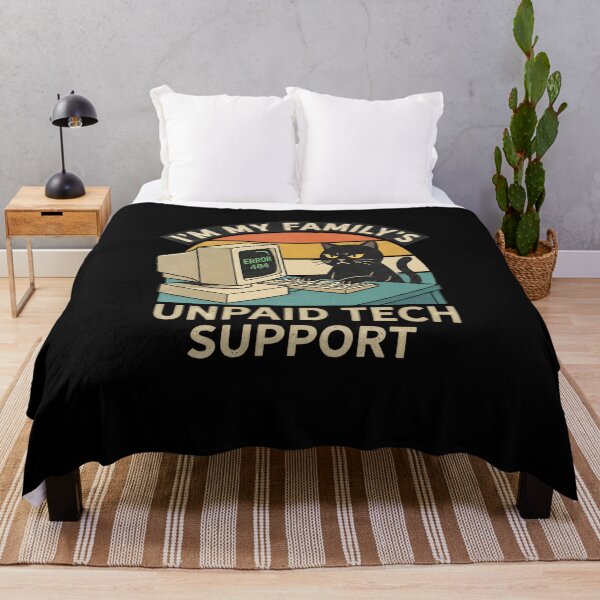 Item preview, I'm My Family's Unpaid Tech Support Grumpy Cat Humor designed and sold by SofenArt.