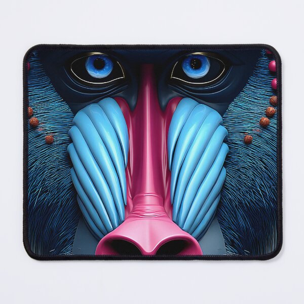 Item preview, Vibrant Abstract Baboon with Unique Features designed and sold by Artessie.