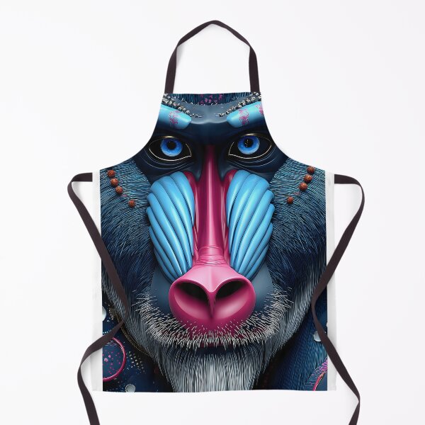 Item preview, Vibrant Abstract Baboon with Unique Features designed and sold by Artessie.