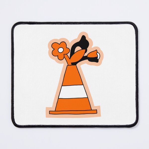 Item preview, Cartoon Traffic Cone designed and sold by WokeBespoke.