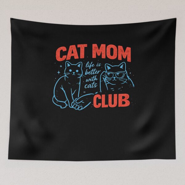 Item preview, Cat Mom Club Life Is Better With Cats Cat Lover designed and sold by SofenArt.