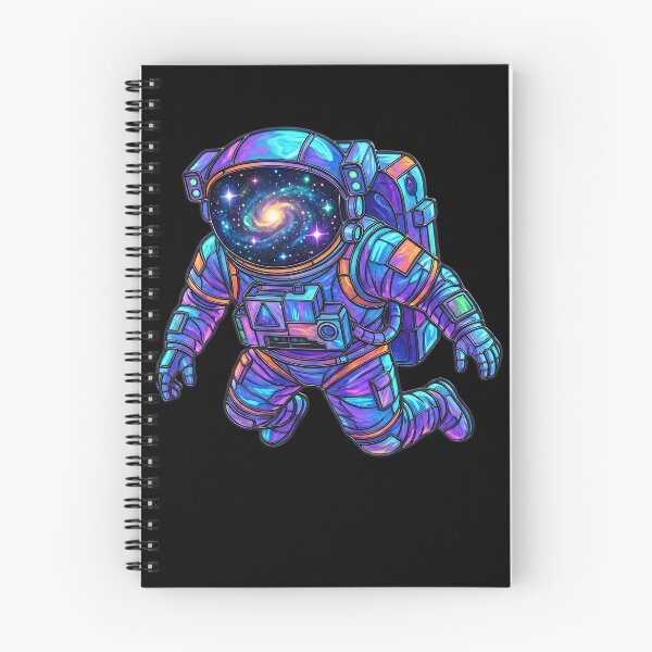 Item preview, Galaxy Neon Astronaut  designed and sold by HoruxDesign.