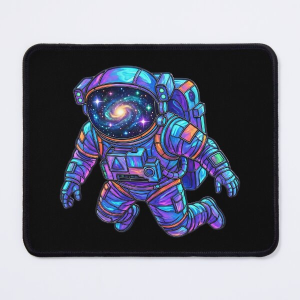 Item preview, Galaxy Neon Astronaut designed and sold by HoruxDesign.