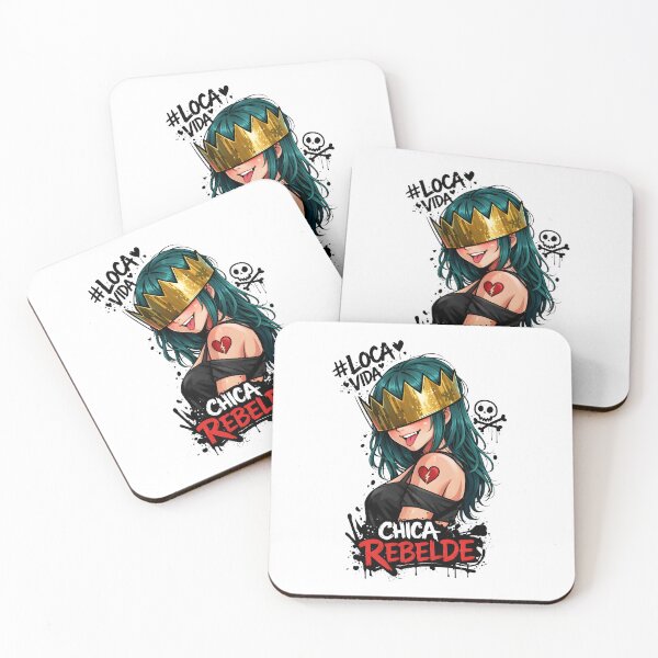 Item preview, Chica Rebelde – Rebel Girl Crown Illustration designed and sold by Senkov.