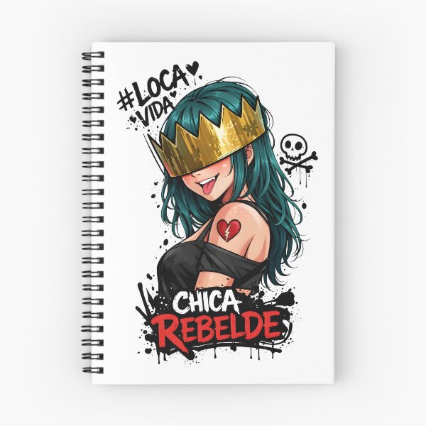 Item preview, Chica Rebelde – Rebel Girl Crown Illustration designed and sold by Senkov.