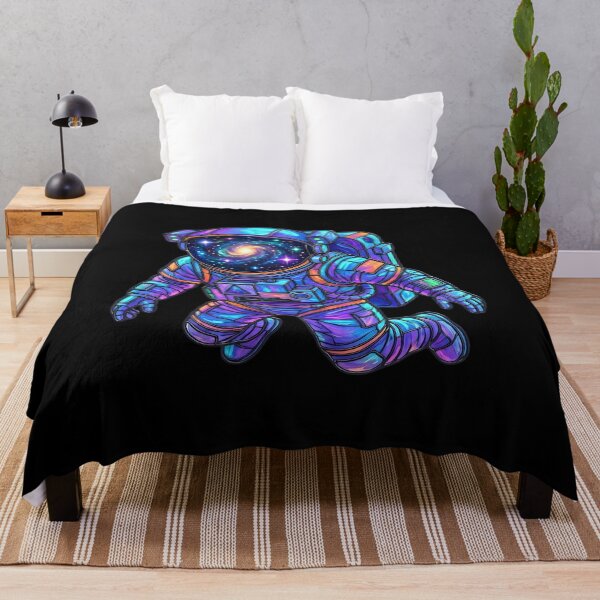 Item preview, Galaxy Neon Astronaut  designed and sold by HoruxDesign.