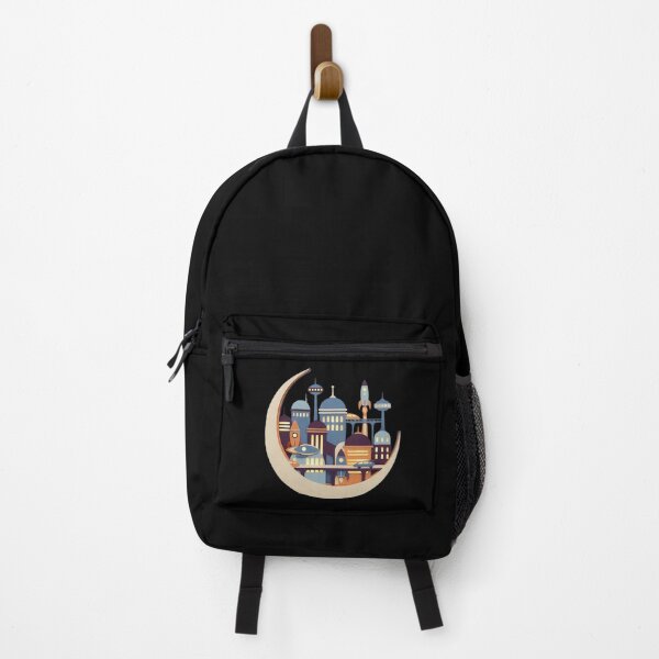 Artikelvorschau, Retro Moon City Papierschnitt entworfen und verkauft von HoruxDesign.
