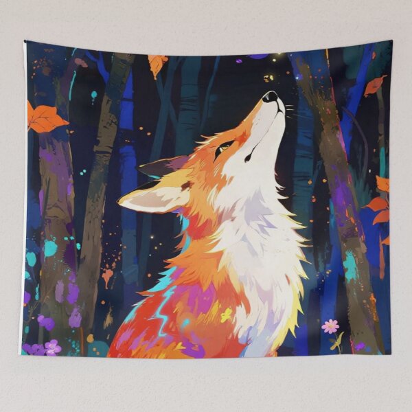 Item preview, Fox of Flame in Forest Dream (V6) designed and sold by SabaMirzique.