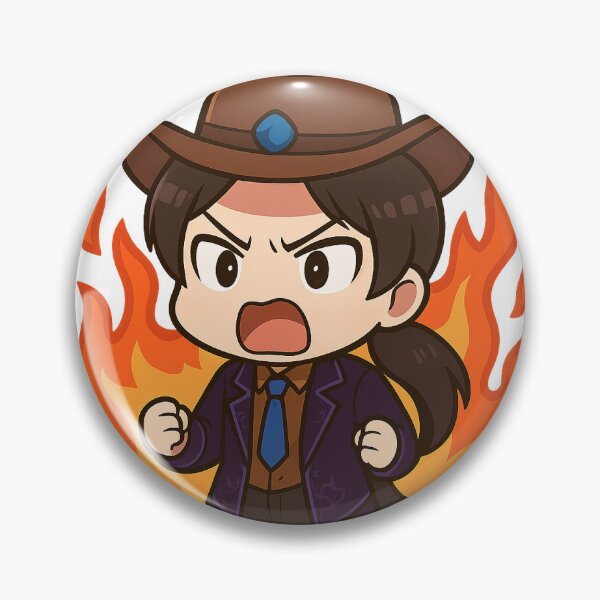 Item preview, Hibiki Yakitori, angry Vtuber designed and sold by ShidoArt.