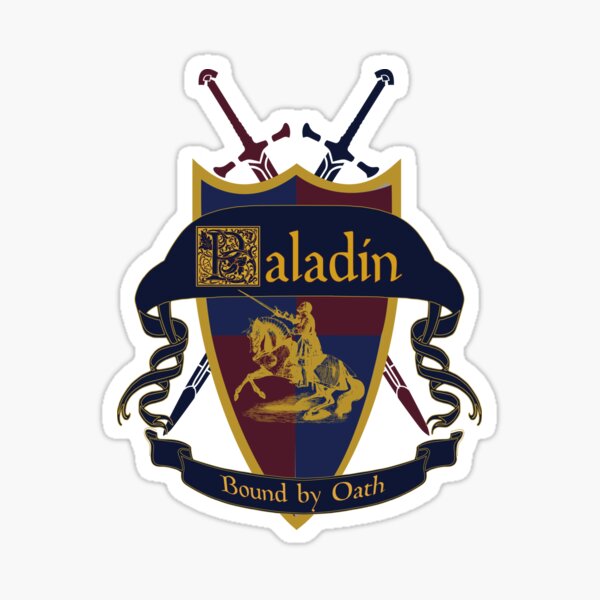 Item preview, Dungeons and Dragons Class: Paladin Crest designed and sold by grace-in-space-.